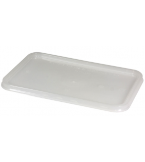 Freezer Grade Plastic Rectangular Lid