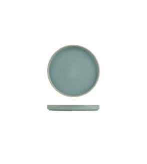 Luzerne 160mm Round Stackable Plate Mod Frosted Blue