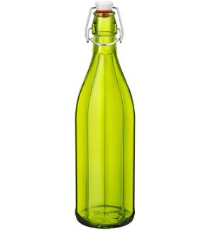 Bormioli Rocco 1000ml Oxford Water Bottle w/ Swing Top Green (6)