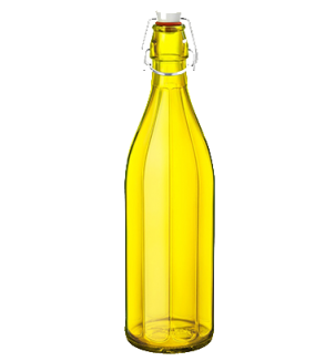 Bormioli Rocco Oxford Bottle 1.0lt Swing Top Yellow (321705) (6)