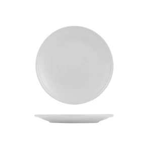 Zuma 265mm Round Coupe Plate-Ribbed Pearl Aspen