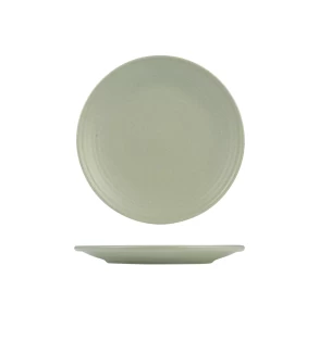 Zuma 265mm Round Coupe Plate-Ribbed Pearl Pistachio