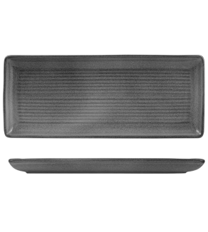 Zuma 395x180mm Share Platter-Ribbed Gravel (6)