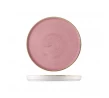 Churchill 260x20mm Round Walled Plate Stonecast Petal Pink