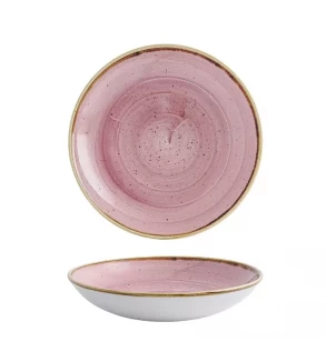 Churchill 1136ml / 248mm Round Coupe Bowl Stonecast Petal Pink