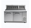 Bromic Pizza Prep Fridge 2 Door with 9 Pans