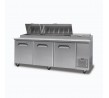 Bromic Pizza Prep Fridge 3 Door with 12 Pans