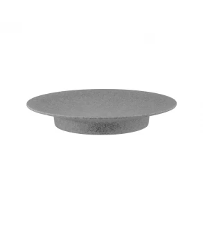 Jab Melamine 340x50mm Footed Cake Stand Concrete