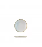 Churchill 165mm Round Coupe Plate Accents Aquamarine