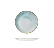 Churchill 260mm Round Coupe Plate Accents Aquamarine