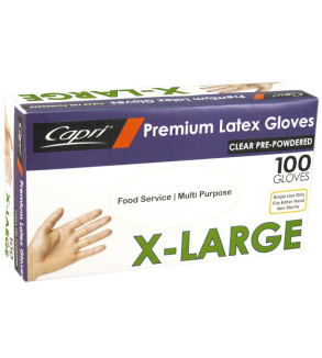 Capri Latex Glove Powdered Extra Large (1000)