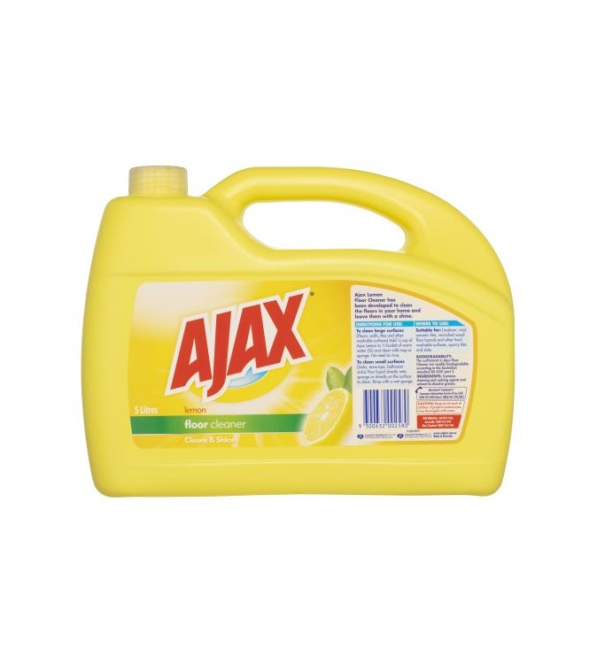 Ajax Lemon Floor Cleaner 5L
