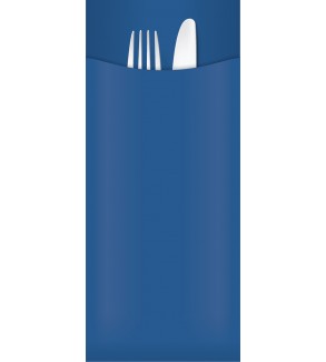 Blue Cutlery Pouch Only 85x200mm (1000)