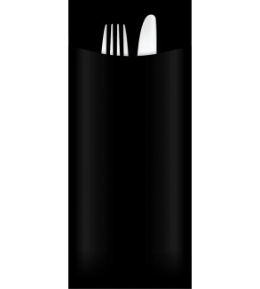 Yiassoo Black Cutlery Pouch Only 85x200mm