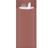 Yiassoo Bordeaux Cutlery Pouch 85x200mm w/2ply Napkin