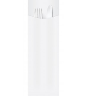 Yiassoo White Cutlery Pouch Only 65x200mm