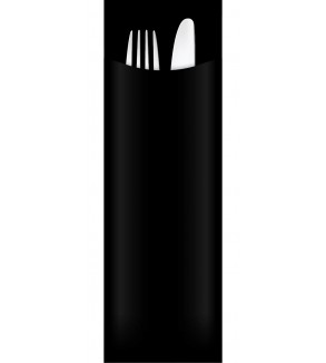 Yiassoo Black Cutlery Pouch Only 65x200mm