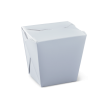 Paper Food Pail 16oz/477ml White No Handle