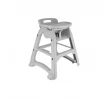 Jiwins High Chair Polypropylene Grey