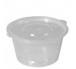 Capri 100ml Dipping Sauce Container w/Hinged Lid