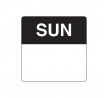 Food Safety Label 40mm Square Removable Sunday