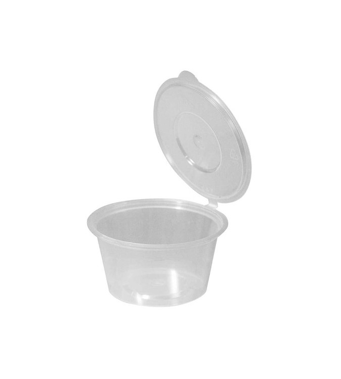 Capri 70ml Dipping Sauce Container w/Hinged Lid