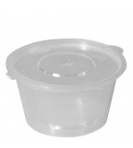 Capri 70ml Dipping Sauce Container w/Hinged Lid