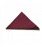 Alpen 2ply Burgundy Dinner Napkin 400x400mm 1/4 Fold