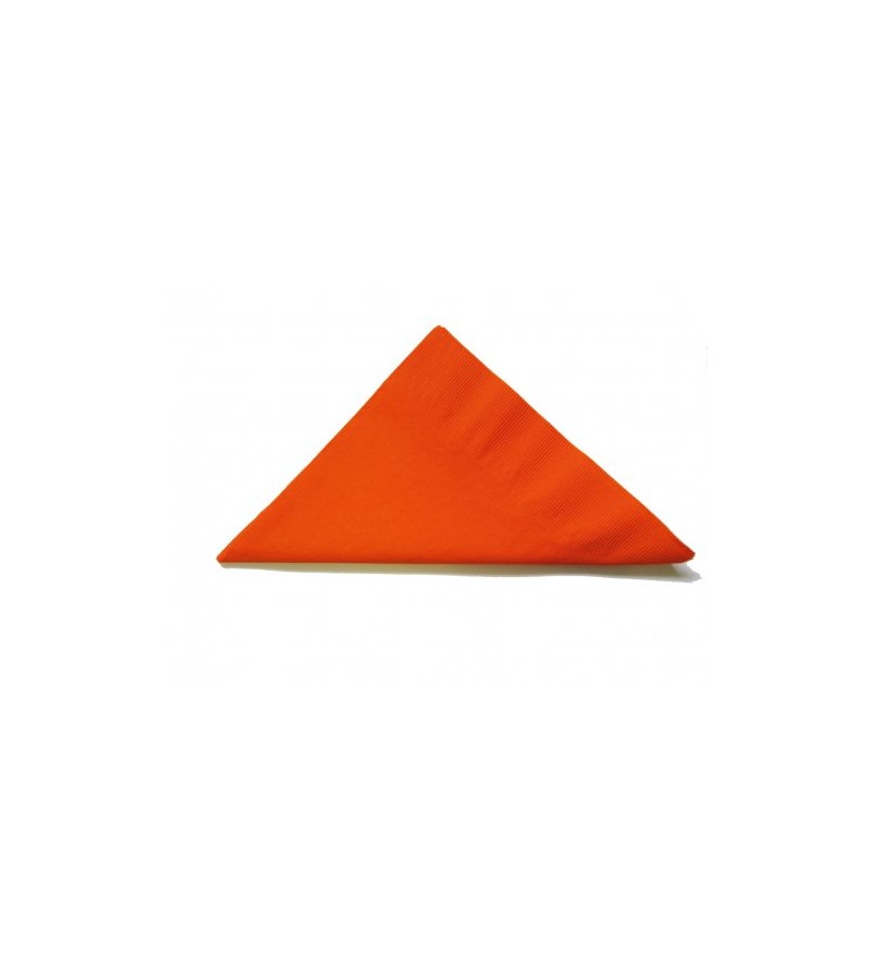 Alpen 2ply Orange Dinner Napkin 400x400mm 1/4 Fold