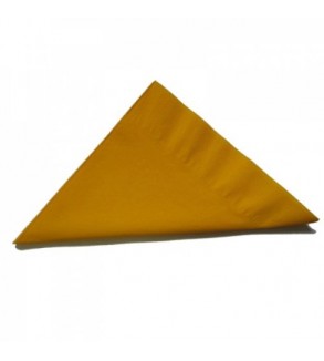 Alpen 2ply Yellow Dinner Napkin 400x400mm 1/4 Fold
