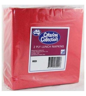 Alpen 2ply Red Lunch Napkin 320x320mm (2000)