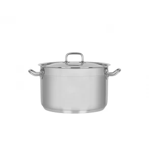 Chef Inox 10.75L Professional Saucepot 175x280mm with Lid