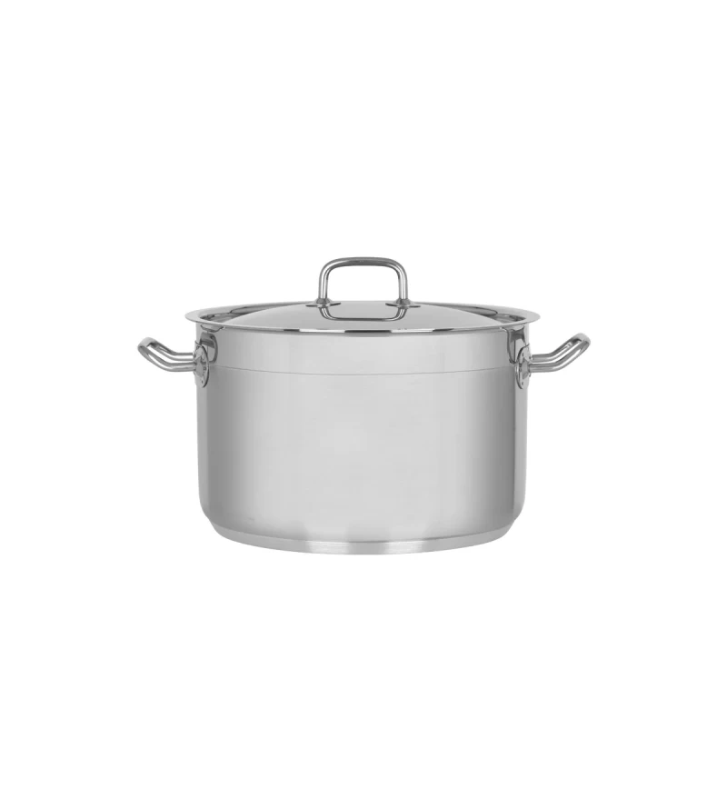 Chef Inox 10.75L Professional Saucepot 175x280mm with Lid