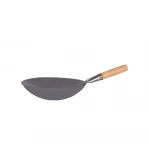 Chef Inox Asian Wok Iron Wood Handle 300mm