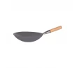 Chef Inox Asian Wok Iron Wood Handle 300mm