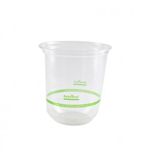 BetaEco Stemless UShape Wine Cup 360ml