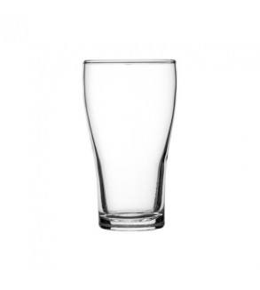 Logo Printed Conical 425ml Nucleated Beer Glass