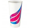Paper Milkshake Cup Swirl Multi Colour 24oz / 709ml
