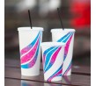 Paper Milkshake Cup Swirl Multi Colour 24oz / 709ml