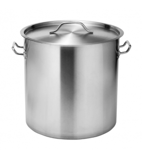 Force 50L Stockpot 400x400mm with Lid