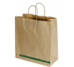 Large Kraft Paper Carry Bag w/Twist Handle 340x320mm + 145g