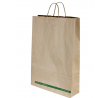 Medium Kraft Paper Carry Bag w/Twist Handle 340x90x480mm