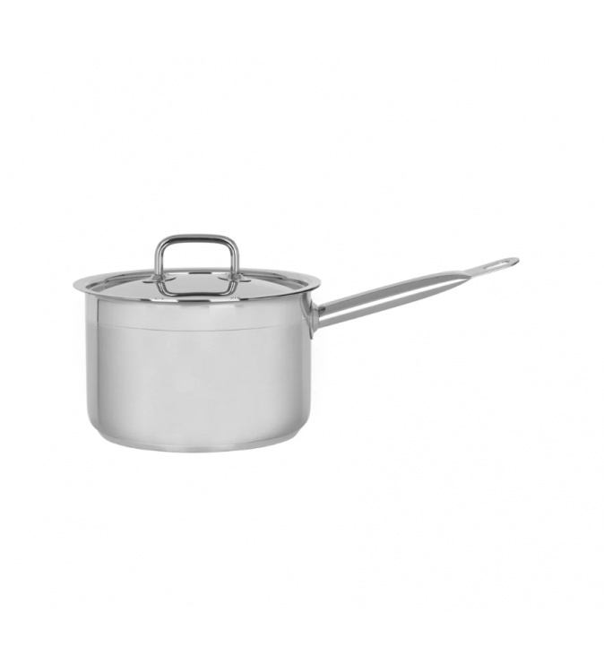 Chef Inox 4L Professional Saucepan 200x130mm w/Lid
