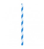 Blue-White Cocktail Paper Straw