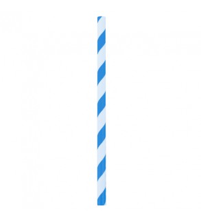 Blue-White Cocktail Paper Straw