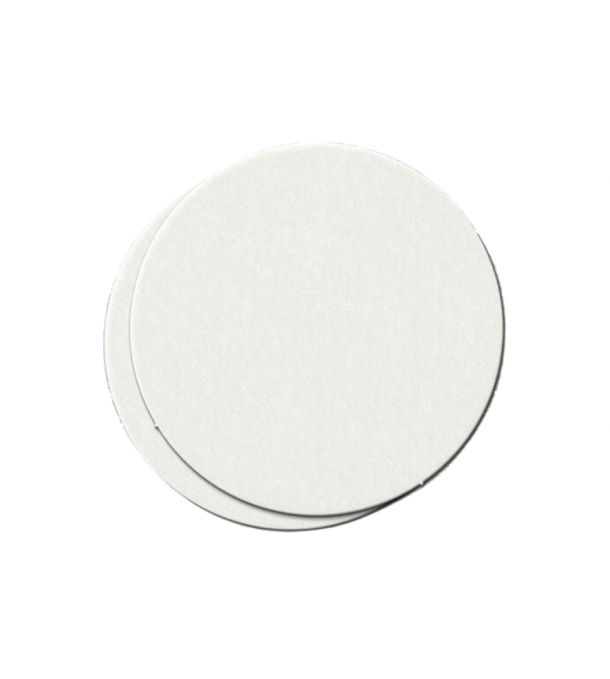 Round Coaster 95mm White
