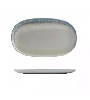 Moda Porcelain 355x215mm Oval Coupe Plate Cloud