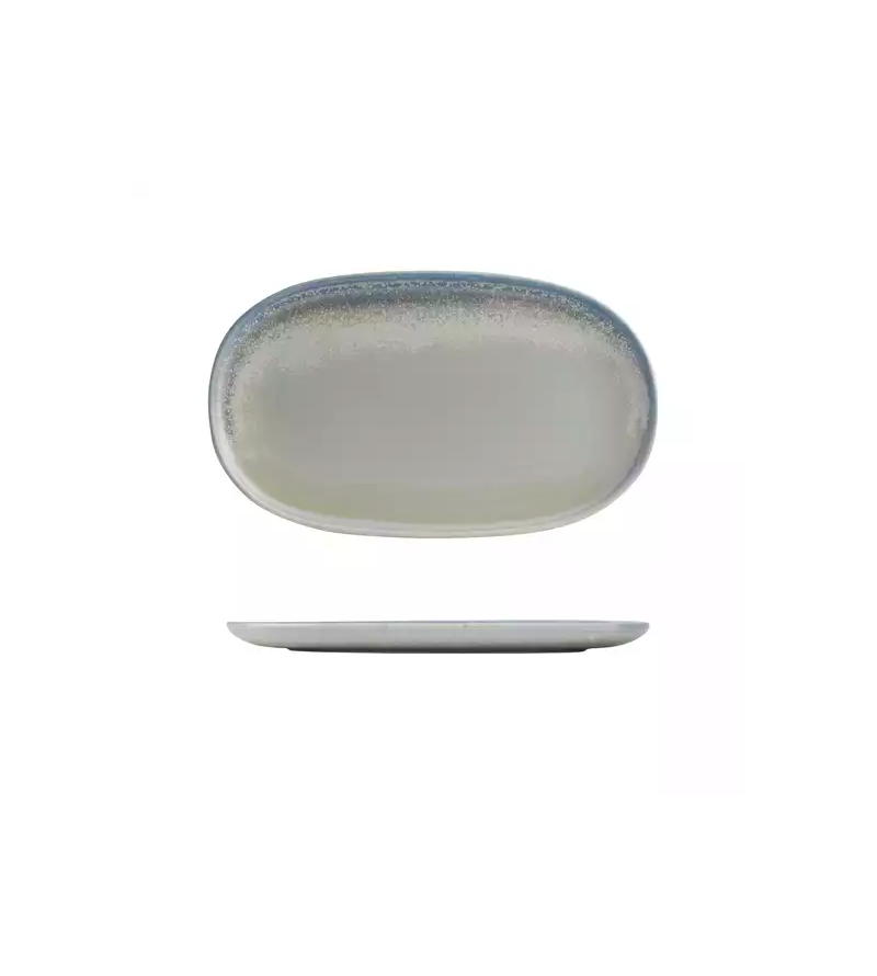 Moda Porcelain 355x215mm Oval Coupe Plate Cloud