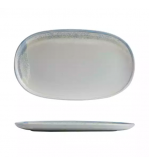Moda Porcelain 405x240mm Oval Coupe Plate Cloud