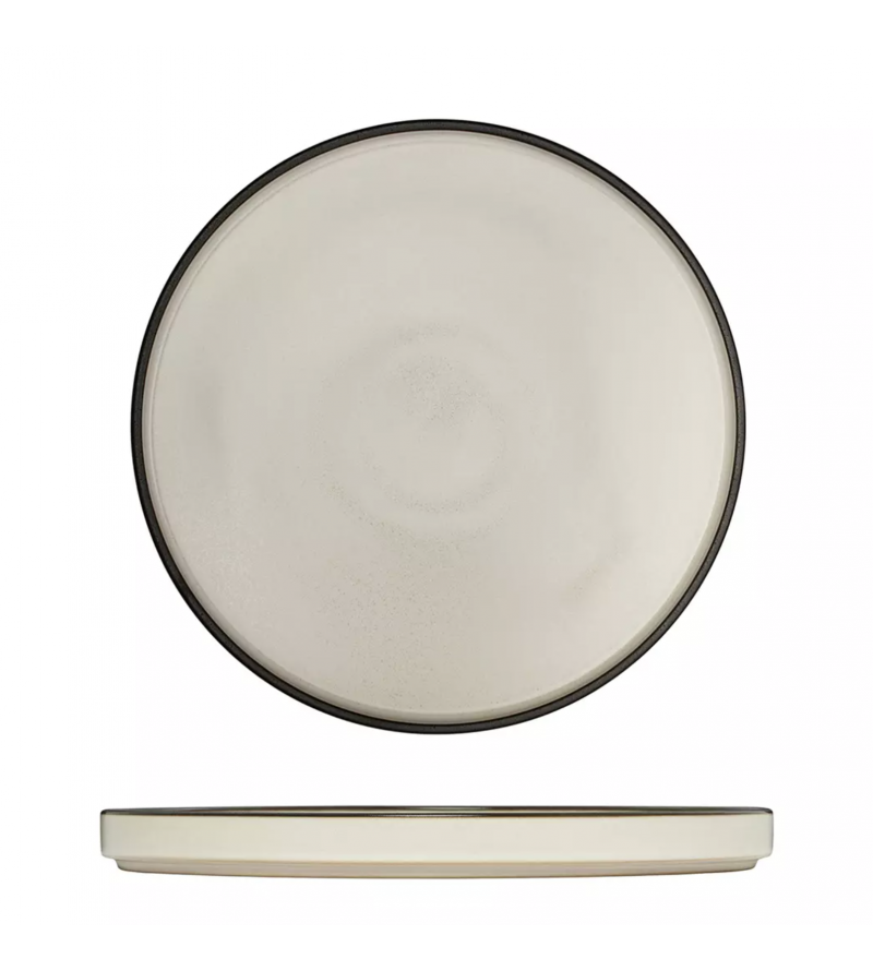 Luzerne Mod 235mm Stackable Plate Dusted White